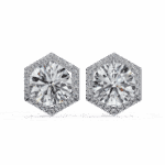 2 Carat Signature Round Diamond Stud Earrings