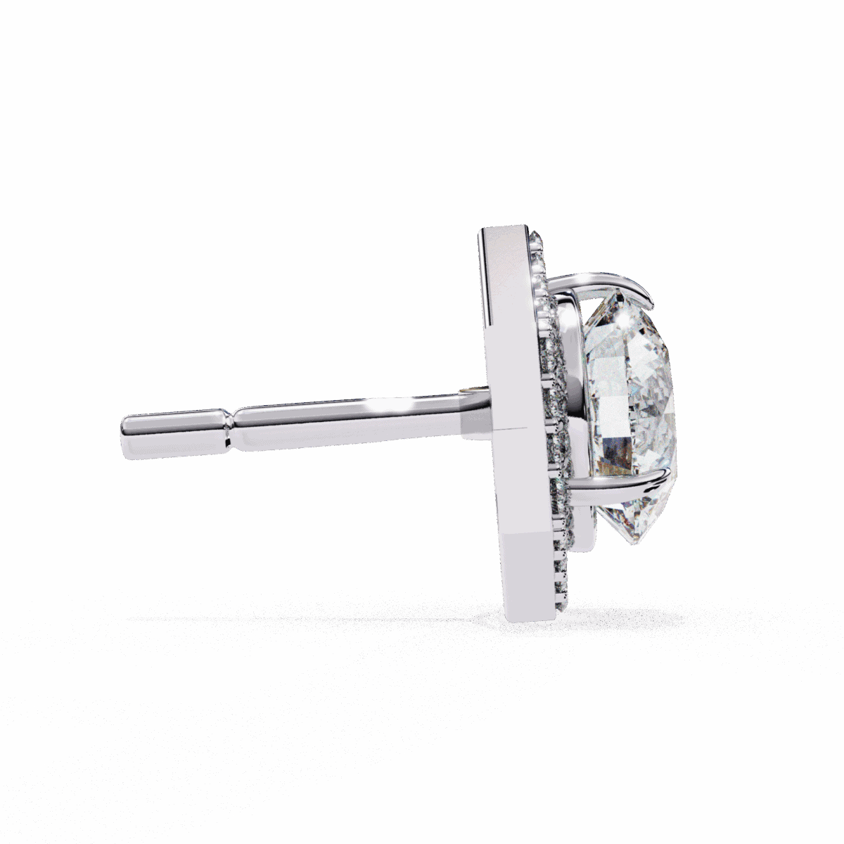 2 Carat Signature Round Diamond Stud Earrings  Image 2