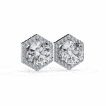 2 Carat Signature Round Diamond Stud Earrings - Image 6