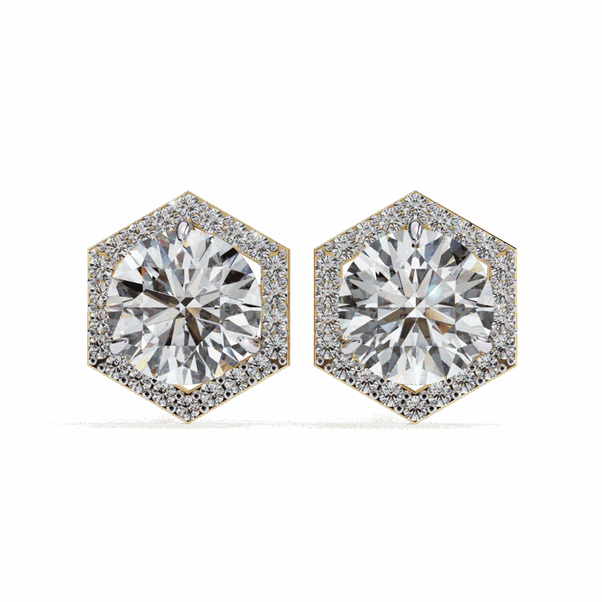 2 Carat Signature Round Diamond Stud Earrings  Image 8