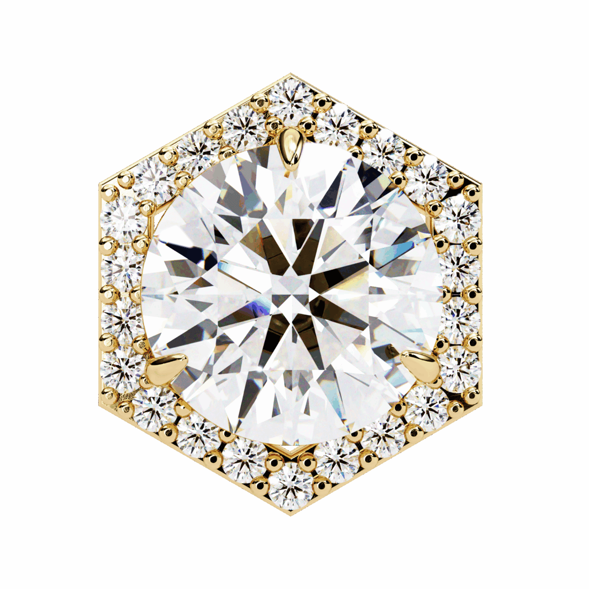 2 Carat Signature Round Diamond Stud Earrings  Image 10