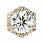 2 Carat Signature Round Diamond Stud Earrings - Image 10