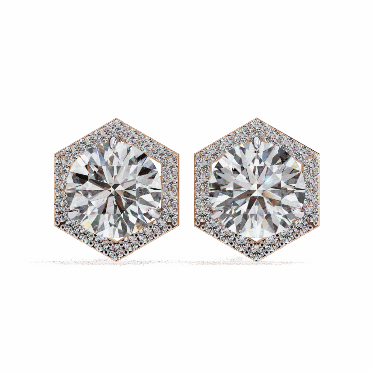 2 Carat Signature Round Diamond Stud Earrings  Image 15