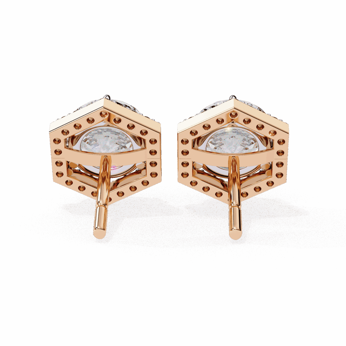 2 Carat Signature Round Diamond Stud Earrings  Image 19