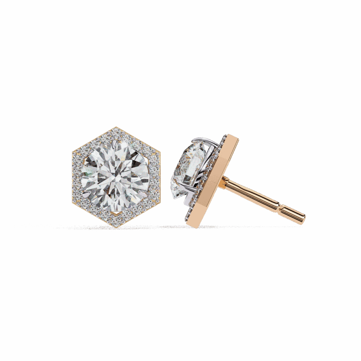 2 Carat Signature Round Diamond Stud Earrings  Image 21
