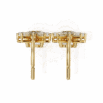 0.9 Carat Luminous Baguette & Round Diamond Drop Earrings - Image 11