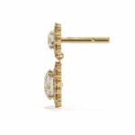 1.5 Carat Celeste Round Diamond Dangle Earrings - Image 9