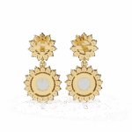 1.5 Carat Celeste Round Diamond Dangle Earrings - Image 12