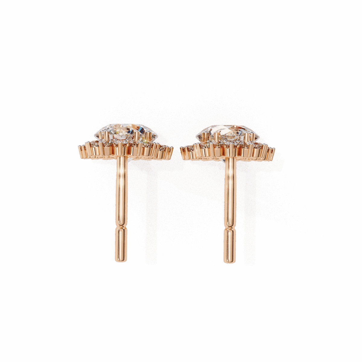 1.5 Carat Celeste Round Diamond Dangle Earrings  Image 18