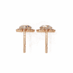 1.5 Carat Celeste Round Diamond Dangle Earrings - Image 18