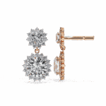 1.5 Carat Celeste Round Diamond Dangle Earrings - Image 21