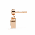 1.75 Carat Twin Round Diamond Drop Earrings - Image 16