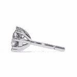 2.5 Carat Multi-Prong Round Solitaire Hoop Earrings - Image 2