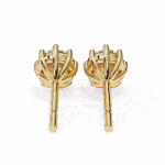 2.5 Carat Multi-Prong Round Solitaire Hoop Earrings - Image 10