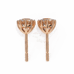 2.5 Carat Multi-Prong Round Solitaire Hoop Earrings - Image 14