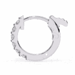 0.2 Carat Eternal Round Diamond Hoop Earrings - Image 2