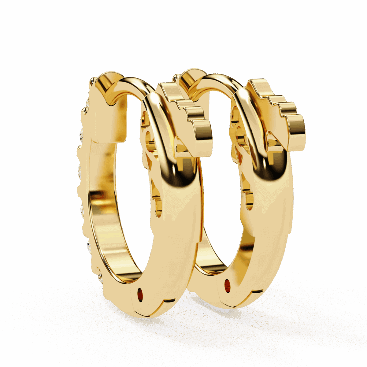 0.2 Carat Eternal Round Diamond Hoop Earrings  Image 7