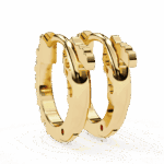 0.2 Carat Eternal Round Diamond Hoop Earrings - Image 7