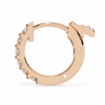 0.2 Carat Eternal Round Diamond Hoop Earrings - Image 10