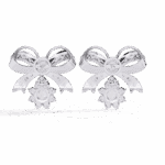 2.25 Carat Flora Round Diamond Dangle Earrings - Image 3