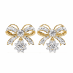 2.25 Carat Flora Round Diamond Dangle Earrings - Image 5