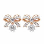 2.25 Carat Flora Round Diamond Dangle Earrings - Image 9