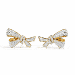 1 Carat Brilliant Round Cluster Diamond Stud Earrings - Image 5