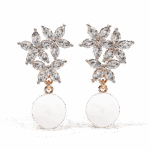 2.5 Carat Petal Marquise Diamond Dangle Earrings - Image 11