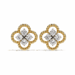 0.9 Carat Petite Round Diamond Stud Earrings - Image 5