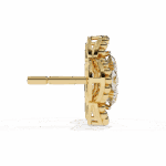 0.9 Carat Petite Round Diamond Stud Earrings - Image 6