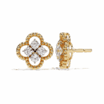 0.9 Carat Petite Round Diamond Stud Earrings - Image 8