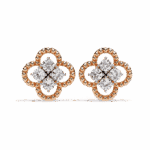 0.9 Carat Petite Round Diamond Stud Earrings - Image 9