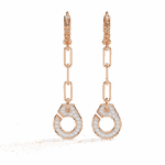 0.5 Carat Trinity Round Diamond Dangle Earrings - Image 9