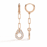 0.5 Carat Trinity Round Diamond Dangle Earrings - Image 12