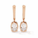 1.5 Carat Classic Oval Diamond Drop Earrings - Image 11