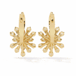 1.75 Carat Radiant Round Diamond Bali Earrings - Image 7