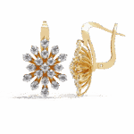 1.75 Carat Radiant Round Diamond Bali Earrings - Image 8