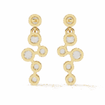 0.4 Carat Cascade Round Diamond Dangle Earrings - Image 7