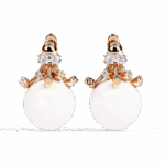 0.4 Carat Round Trio Drop Diamond Stud Earrings - Image 9