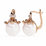 0.4 Carat Round Trio Drop Diamond Stud Earrings - Image 12