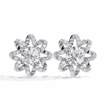 2 Carat Refined Twin Round Diamond Stud Earrings