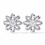 2 Carat Refined Twin Round Diamond Stud Earrings - Image 3