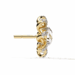 2 Carat Refined Twin Round Diamond Stud Earrings - Image 6