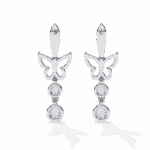 0.6 Carat Eternal Round Diamond Dangle Earrings - Image 3