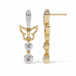 0.6 Carat Eternal Round Diamond Dangle Earrings - Image 8