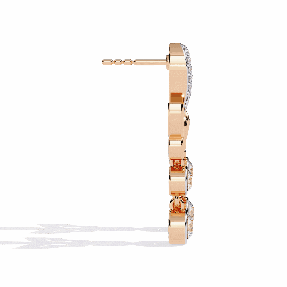 0.6 Carat Eternal Round Diamond Dangle Earrings  Image 10