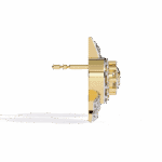 1.75 Carat Round Diamond Cluster Stud Earrings - Image 6