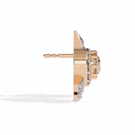 1.75 Carat Round Diamond Cluster Stud Earrings - Image 10