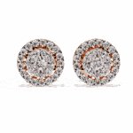 1.5 Carat Marquise and Round Hoop Diamond Stud Earrings - Image 11