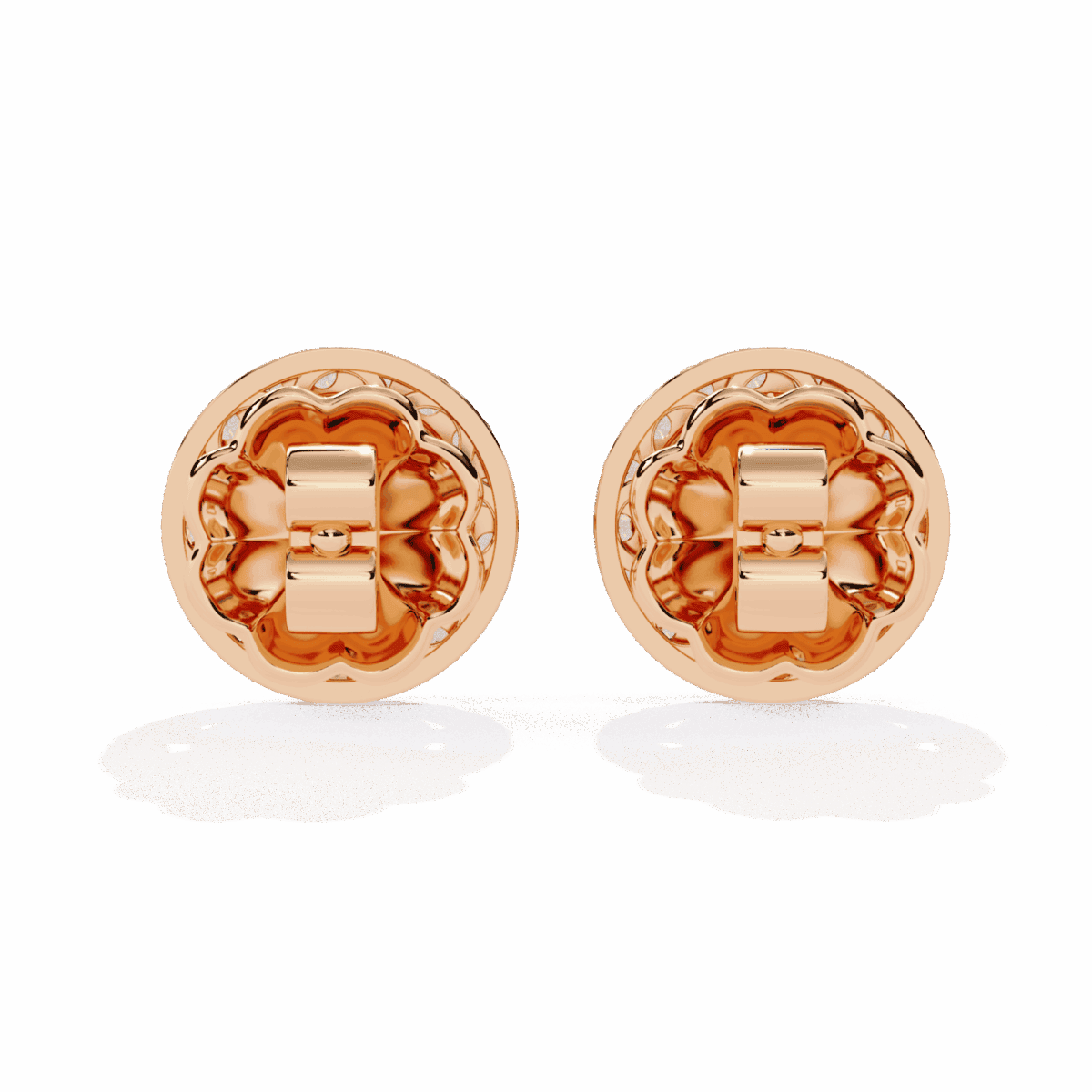 1.5 Carat Marquise and Round Hoop Diamond Stud Earrings  Image 13